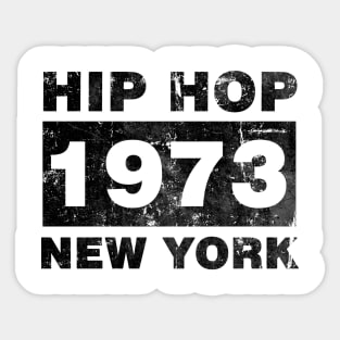 HIP HOP 1973 NEW YORK Sticker